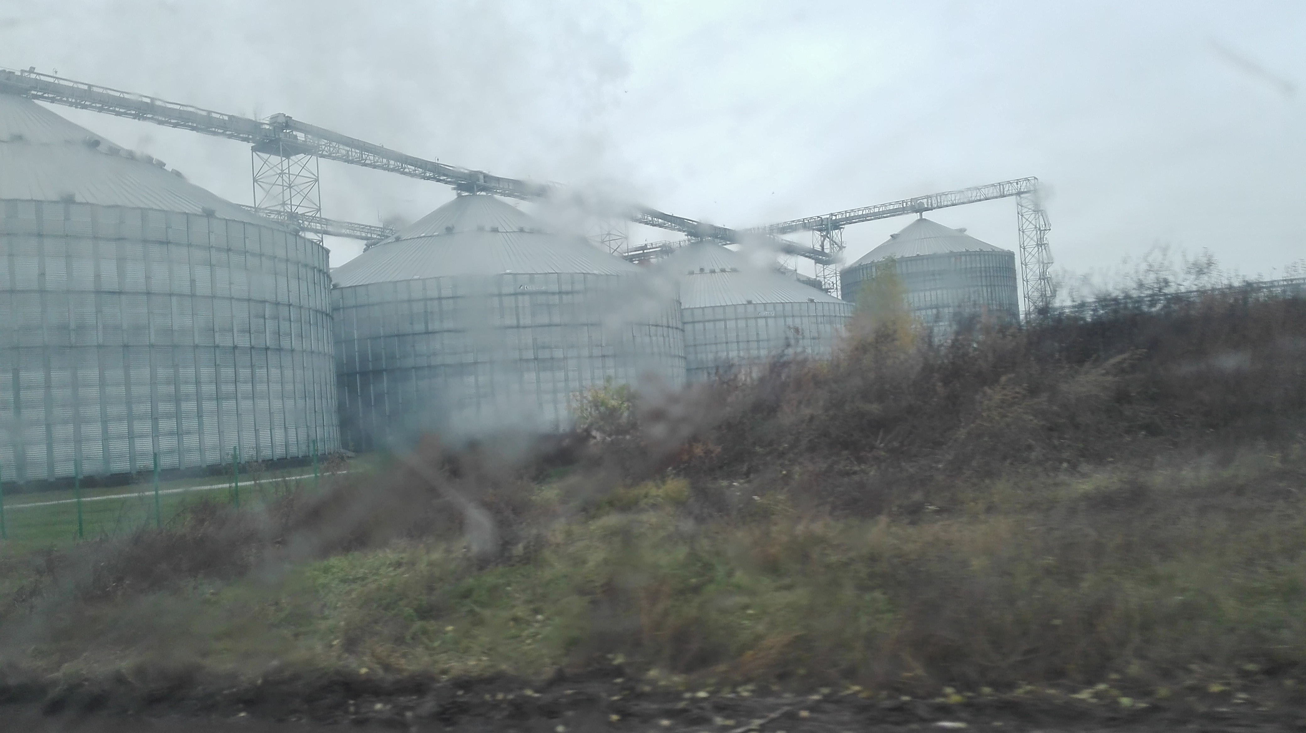 silos di mais nella regione di Sumy silos di mais nella regione di Sumy